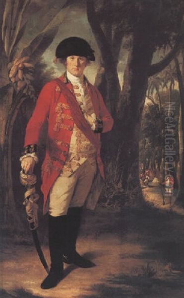 Portrait Of An Army Officer (a Member Of The Vernon Family?) - view 1