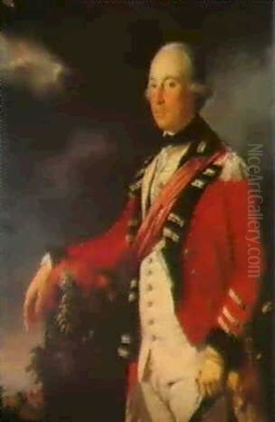 Portrait Of An Officer Of The 15th Light Dragoons, Probably Captain George Ainslie - view 1
