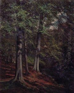 Morning In The Wood by Vital Keuller
