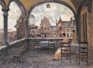 Wijk Oud-belgie Te Antwerpen Tijdens De Wereldtentoonstelling In 1830