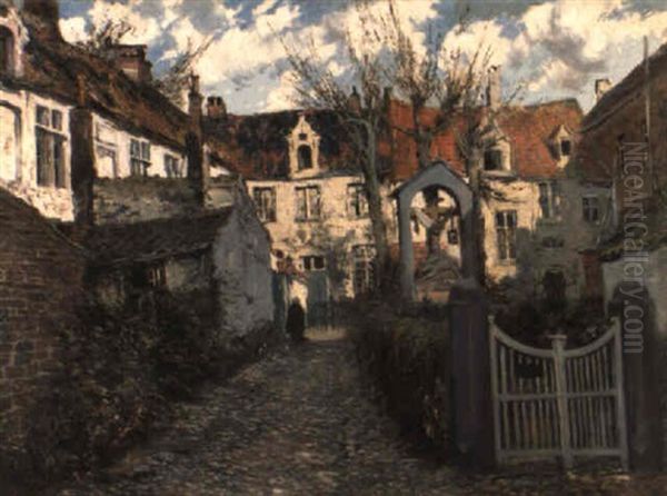 Gezicht In Het Begijnhof Te Lier - view 1