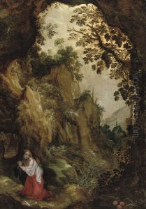 The Penitent Mary Magdalene In The Wilderness