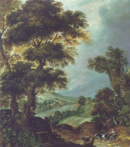 A Wooded Landscape With The Prodigal Son