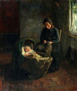 Moeder En Baby by Jacob Simon Hendrik Kever