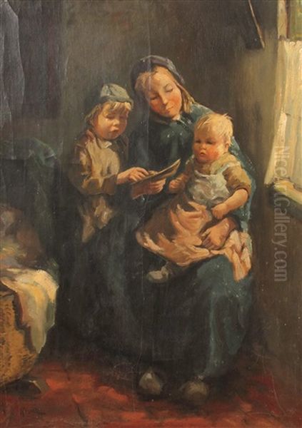 Junge Mutter Mit Zwei Kindern - view 1
