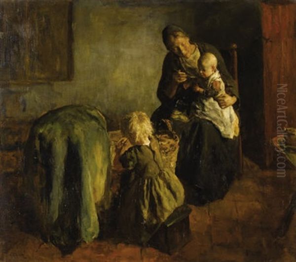 Dutch Family In An Interior - view 1