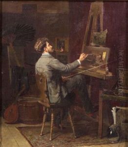 The Studio Artist At Work