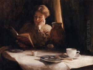 Lesende Dame Am Fenster by Jacob Simon Hendrik Kever