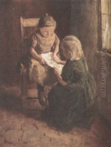The Two Sisters by Jacob Simon Hendrik Kever