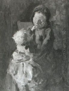Sisterly Affection by Jacob Simon Hendrik Kever