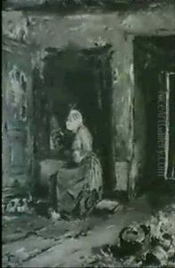 Interior With Maidservant
