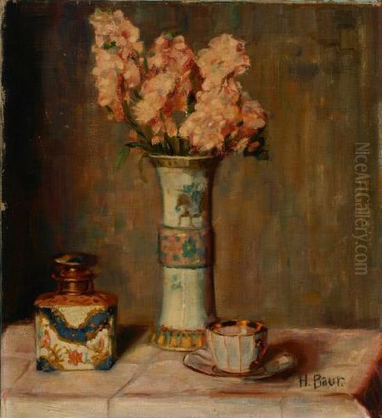 The Chinese Vase Of Flowers - view 1