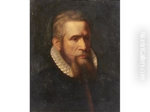 A Portrait Of A Nobleman In A Ruff Collar