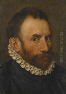 Portrait Of A Gentleman, Half-length, Wearing A White Ruff