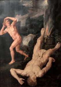 La Mort D'abel by Adriaen Thomasz Key