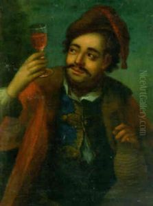 Portrait Of A Gentleman, Bust-length, In A Black Coat With Frogging And A White Ruff by Adriaen Thomasz Key