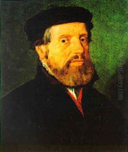 Bildnis Eines Bartigen Mannes Mit Barett
