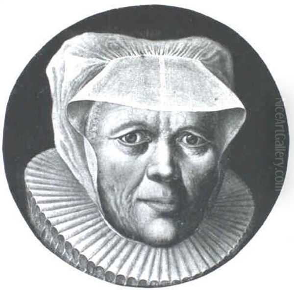 Portrait Of A Woman In A White Cap And Ruff - view 1