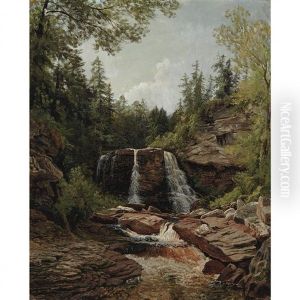 Landscape With Waterfall