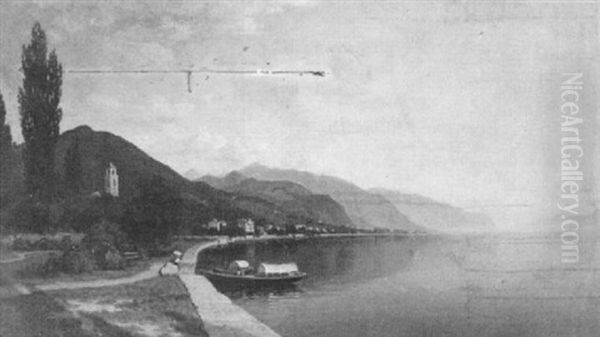 Afternoon At A European Lakeside Village - view 1