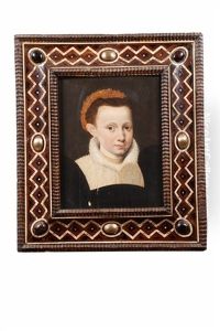 Portrait De Jeune Fille En Buste by Willem Adriaensz Key