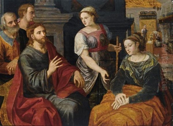 Christ In The House Of Martha And Mary - view 1