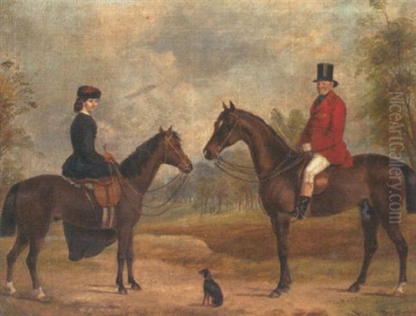Wm. Pierce Hayward Senr. And His Daughter Jane Pierce Hayward - view 1
