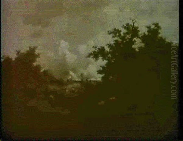 Le Soir Dans La Clairiere - view 1