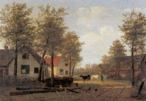 Landschap Met Koeienhoeder