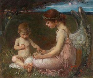 Der Schutzengel by Emil Keyser