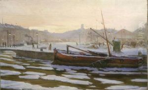Winter, Bordeaux by Albert Baure