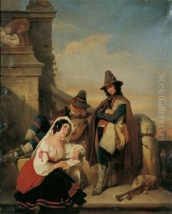 Romische Strassenmusikanten