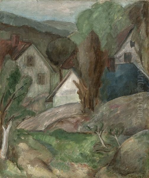 Houses In A Landscape - view 1