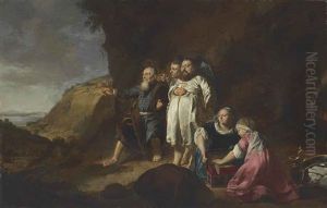 Portrait Of A Family, Probably In The Guise Of The Family Of Tobias, Full-length, In A Landscape Portrait Of A Family, Probably In The Guise Of The Family Of Tobias, Full-length, In A Landscape