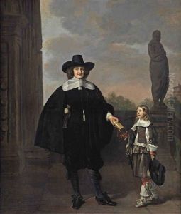 Portrait Of Frederick Van Velthuysen (d. 1658) And His Son Dirck (1651-1716),