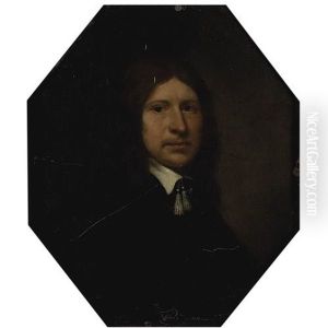 A Portrait Of A Gentleman Wearing A Black Cloak