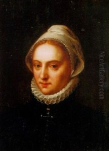 A Portrait Of A Lady With A Ruff And Bonnet
