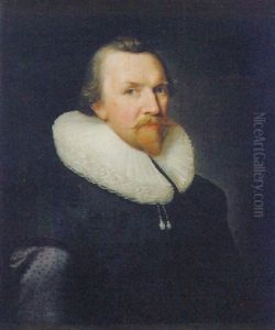 Portrait Of A Gentleman, Aged 47, In A Black Doublet And A Ruff