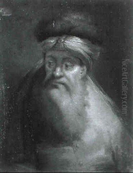 Bildnis Eines Bartigen Mannes Mit Pelzhut - view 1