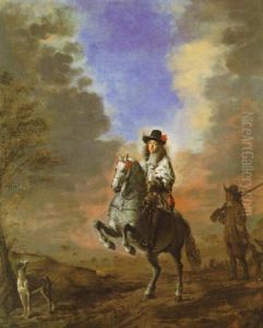 Equestrian Portrait Of A Man With A Page Equestrian Portrait Of A Man With A Page