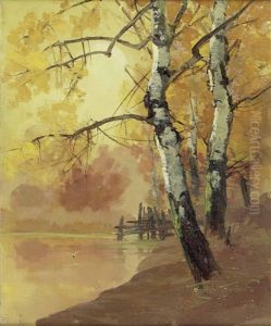 Birken Am See by Laszlo Kezdi-Kovacs