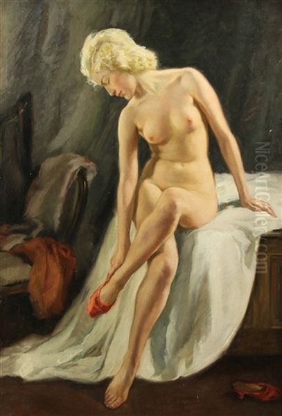 Seated Nude - view 1