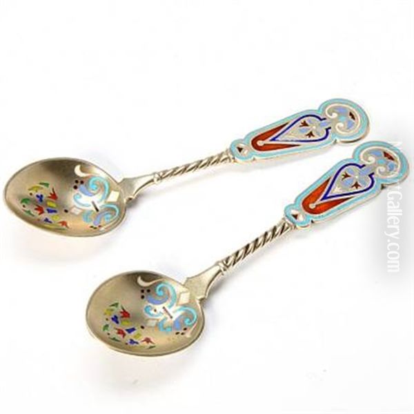 Sherbet Spoons (pair) - view 1