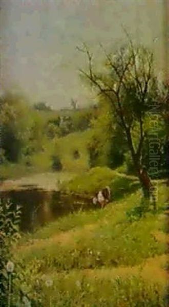 Kvinna Vid Akant - view 1