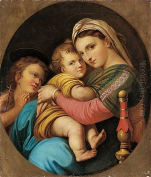 Madonna Della Sedia (after Raphael) - view 1