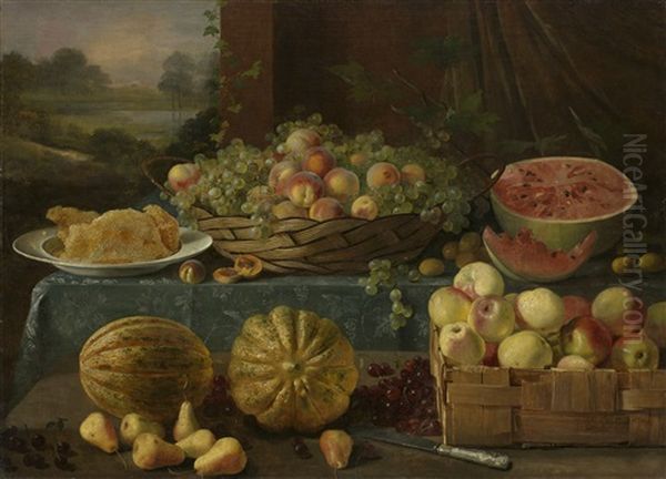 Still Life With Fruit And Honeycomb - view 1