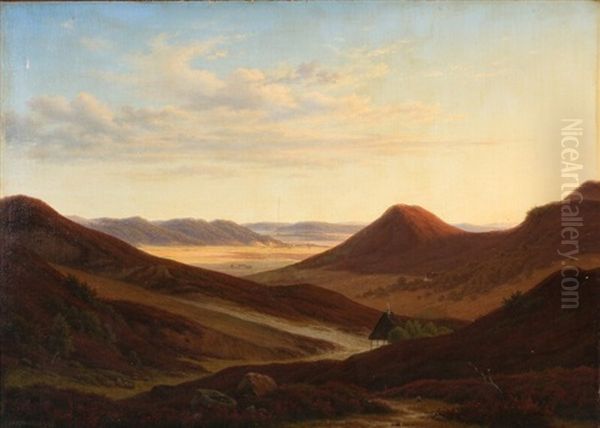 An Evening In The Hills Near Ry In Jutland - view 1