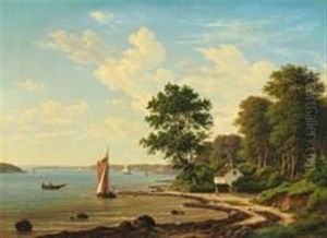 Sailing Ships And Boats In A Bay