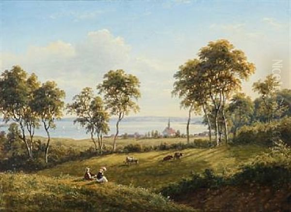 A Summer Day At Haddeby Church In Schleswig - view 1