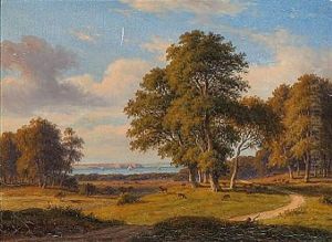 I Jaegersborg Dyrehave by Frederik Christian Jacobsen Kiaerskou